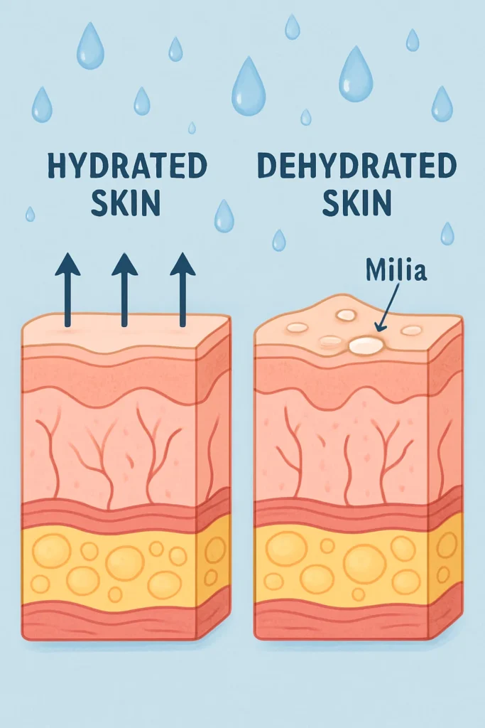 The importance of hydration and milia production Balsall