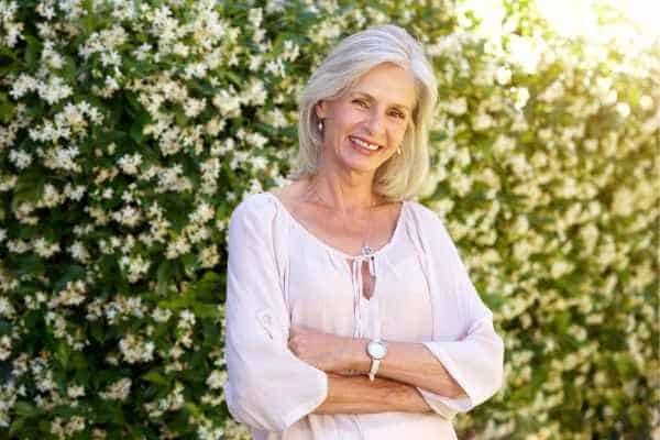 Older woman happy with urinary incontinence treatment Balsall