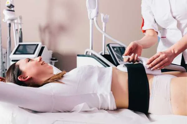 woman having body sculpting to help improve her body image and her mental health Balsall