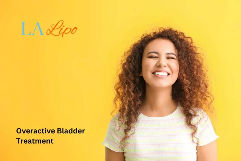 woman smiling about overactive bladder treatment Balsall solutions